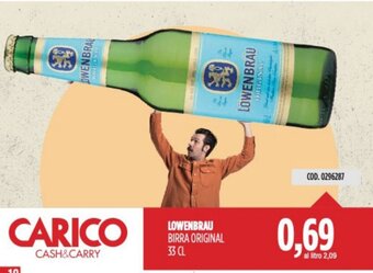 Carico Cash & Carry LOWENBRAU BIRRA ORIGINAL 33 CL offerta