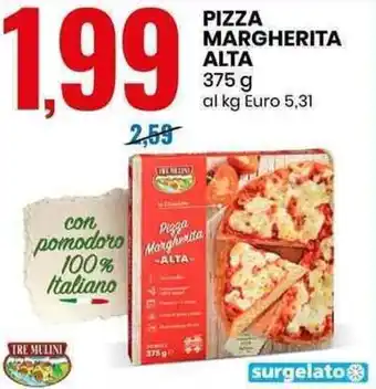 Eurospin PIZZA MARGHERITA ALTA 375 Pizga Margherita offerta