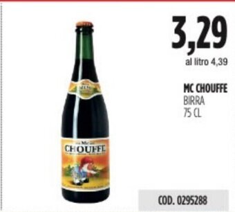 Carico Cash & Carry MC CHOUFFE BIRRA 75 CL offerta