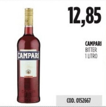 Carico Cash & Carry CAMPARI BITTER 1 LITRO offerta