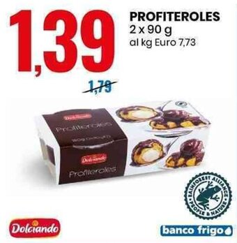 Eurospin PROFITEROLES 2 x 90 g offerta