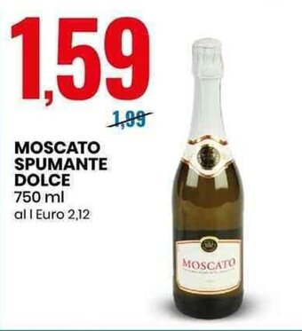 Eurospin MOSCATO SPUMANTE DOLCE 750 ml offerta