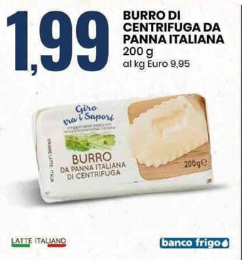 Eurospin BURRO DI CENTRIFUGA DA PANNA ITALIANA 200 g offerta