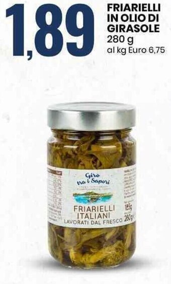 Eurospin FRIARIELLI IN OLIO DI GIRASOLE 280 g offerta
