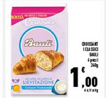 Conad Superstore Bauli Il Croissant Classico 240 G(ml) offerta