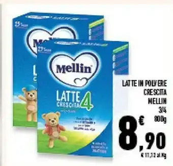 Conad Superstore Mellin Latte In Polvere Crescita offerta