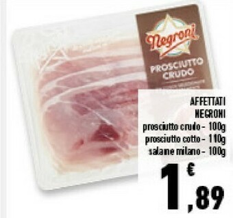 Conad Superstore Negroni Affettati offerta