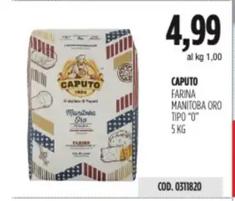 Carico Cash & Carry CAPUTO FARINA MANITOBA ORO TIPO "0" 5 KG offerta