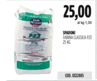 SPADONI FARINA CLASSICA PZ3 25 KG