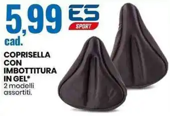 Eurospin ES SPORT COPRISELLA CON IMBOTTITURA IN GEL* offerta