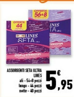 Conad Superstore Lines Seta Ultra Assorbenti offerta