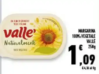 Conad Superstore Vallè Margarina 100% Vegetale offerta
