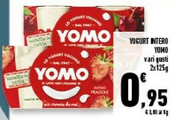Conad Superstore Yomo Yogurt Intero Alla Vaniglia 250 G(ml) offerta
