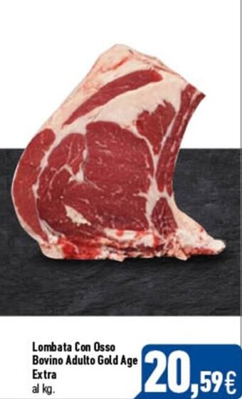 Lombata Con Osso Bovino Adulto Gold Age Extra al kg.