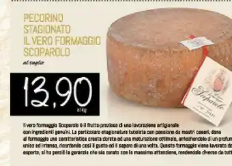 Conad Superstore Scorapolo Pecorino Stagionato Il Vero Formaggio offerta