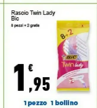 Conad Superstore Bic Rasoio Twin Lady offerta