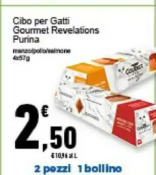 Conad Superstore Gourmet Purina Purina Gourmet Revelations Cibo Per Gatti offerta