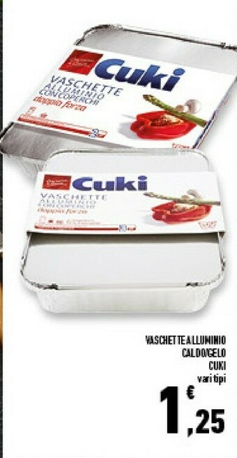 Conad Superstore Cuki Vaschette Alluminio offerta