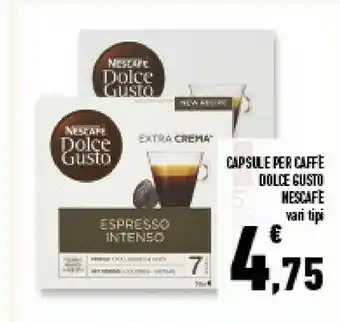 Conad Superstore Nescafé Capsule Per Caffe Dolce Gusto offerta