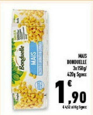 Conad Superstore Bonduelle Mais 150 G(ml) offerta