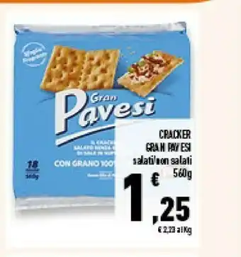 Conad Superstore Gran Pavesi Cracker Salati / Non Salati offerta