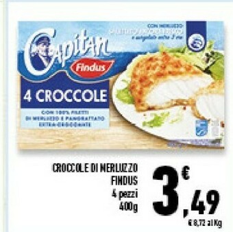 Conad Superstore Findus 4 Croccole 400 G(ml) offerta