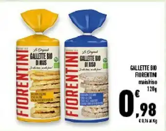Fiorentini Bio - Gallette di Mais Biologiche 120 g(ml)