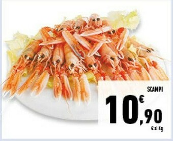 Conad Superstore Scampi offerta