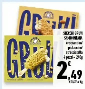 Conad Superstore Sammontana Stecchi Gruvi Croccantino offerta