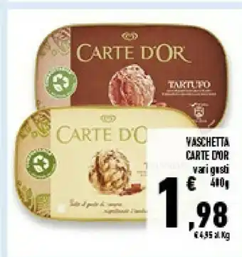 Conad Superstore Algida Algida - Carte d'Or Tartufo 400 g(ml) offerta