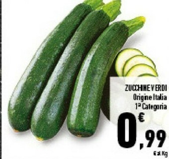 Conad Superstore Zucchine Verdi offerta