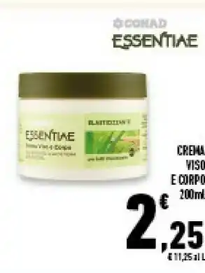 Conad Superstore Essentiae Crema Viso E Corpo offerta