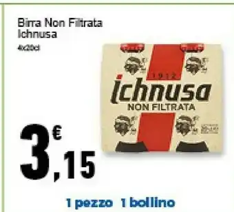 Conad Superstore Ichnusa Birra Non Filtrata 200 Ml offerta