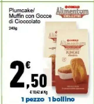 Conad Superstore Conad Muffin/Plumcake Alimentum offerta