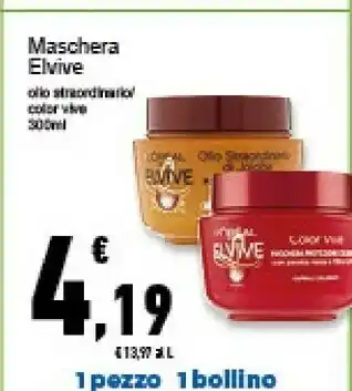 Conad Superstore L'Oreal L’Oréal Paris Elvive 3600523613366 Maschera Per Capelli Donna 300 Ml offerta
