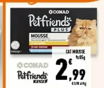 Conad Conad Cat Mousse offerta