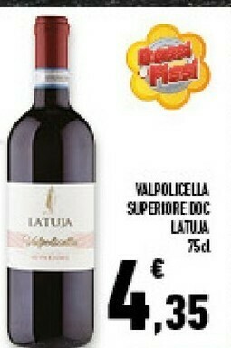 Conad Superstore Latuja Valpolicella Superiore Doc offerta