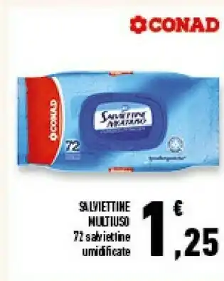 Conad Conad Salviette Multiuso offerta