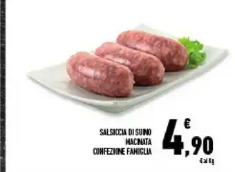 Conad Salsiccia Di Suino Macinata offerta