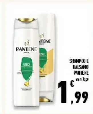 Conad Pantene Shampoo E Balsamo offerta