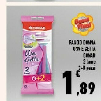 Conad Conad Rasoio Donna Usa E Getta offerta