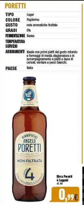PORETTI TIPO Lager