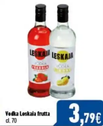 C+C Italmarket Vodka Vodka Leskala frutta cl. 70 offerta