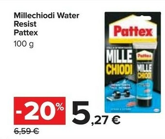 Carrefour Pattex Millechiodi Water Resist offerta
