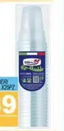 DOPLA BICCHIERI DIAMANTE 200ML X25PZ