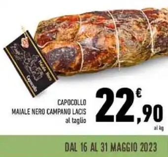 Conad CAPOCOLLO MAIALE NERO CAMPANO LACIS offerta