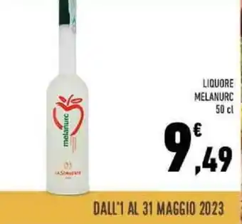 Conad LIQUORE MELANURC 50 cl offerta