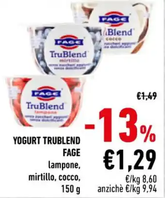 Conad YOGURT TRUBLEND FAGE 150 g offerta