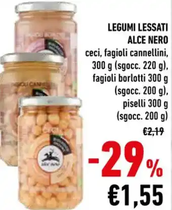 Conad ALCE NERO LEGUMI LESSATI 300 g offerta
