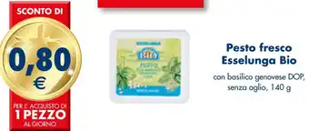 Esselunga Pesto fresco Esselunga Bio 140 g offerta